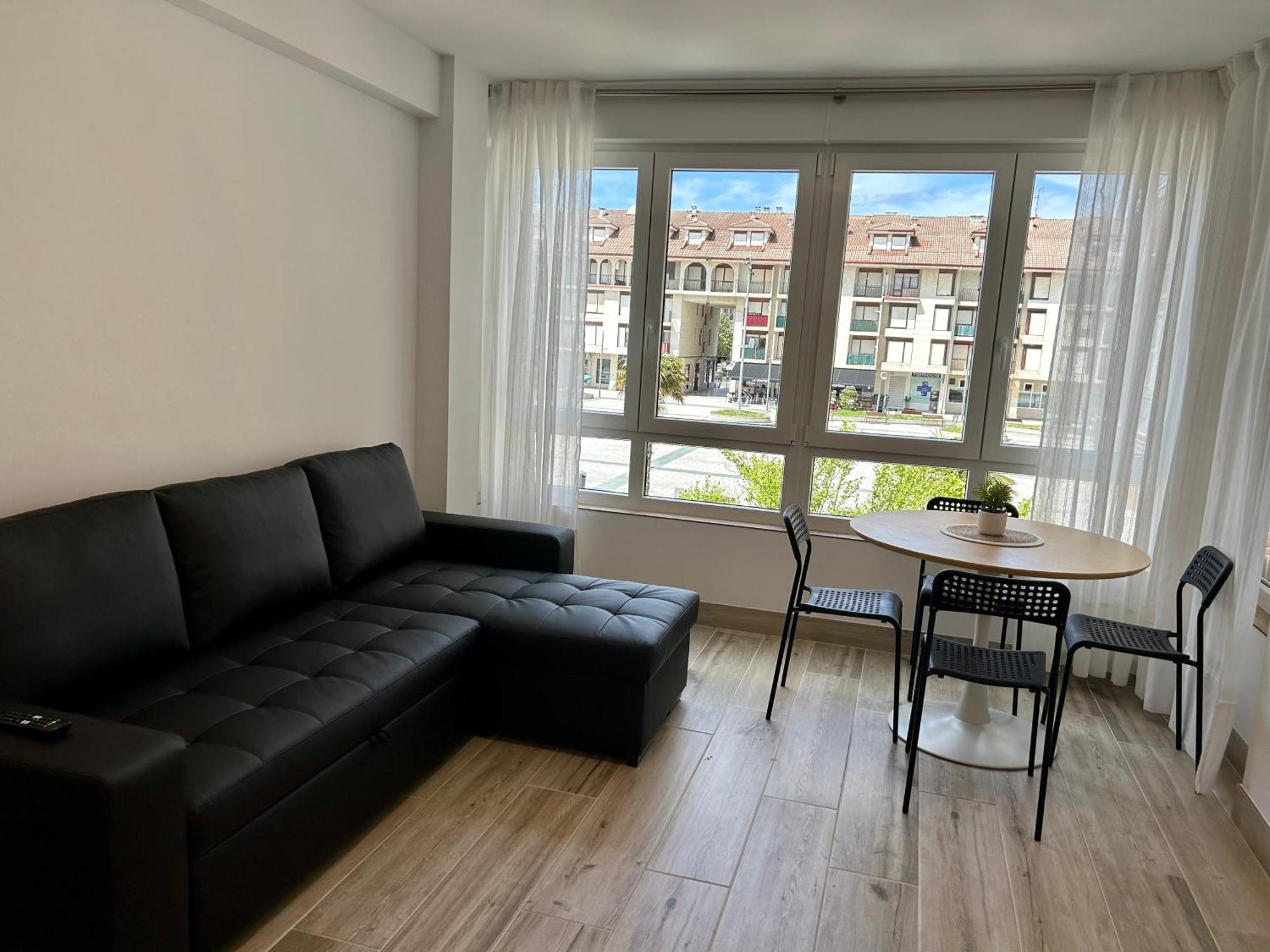 Apartamento Plaza De La Villa Playa Trengandin Noja Esterno foto