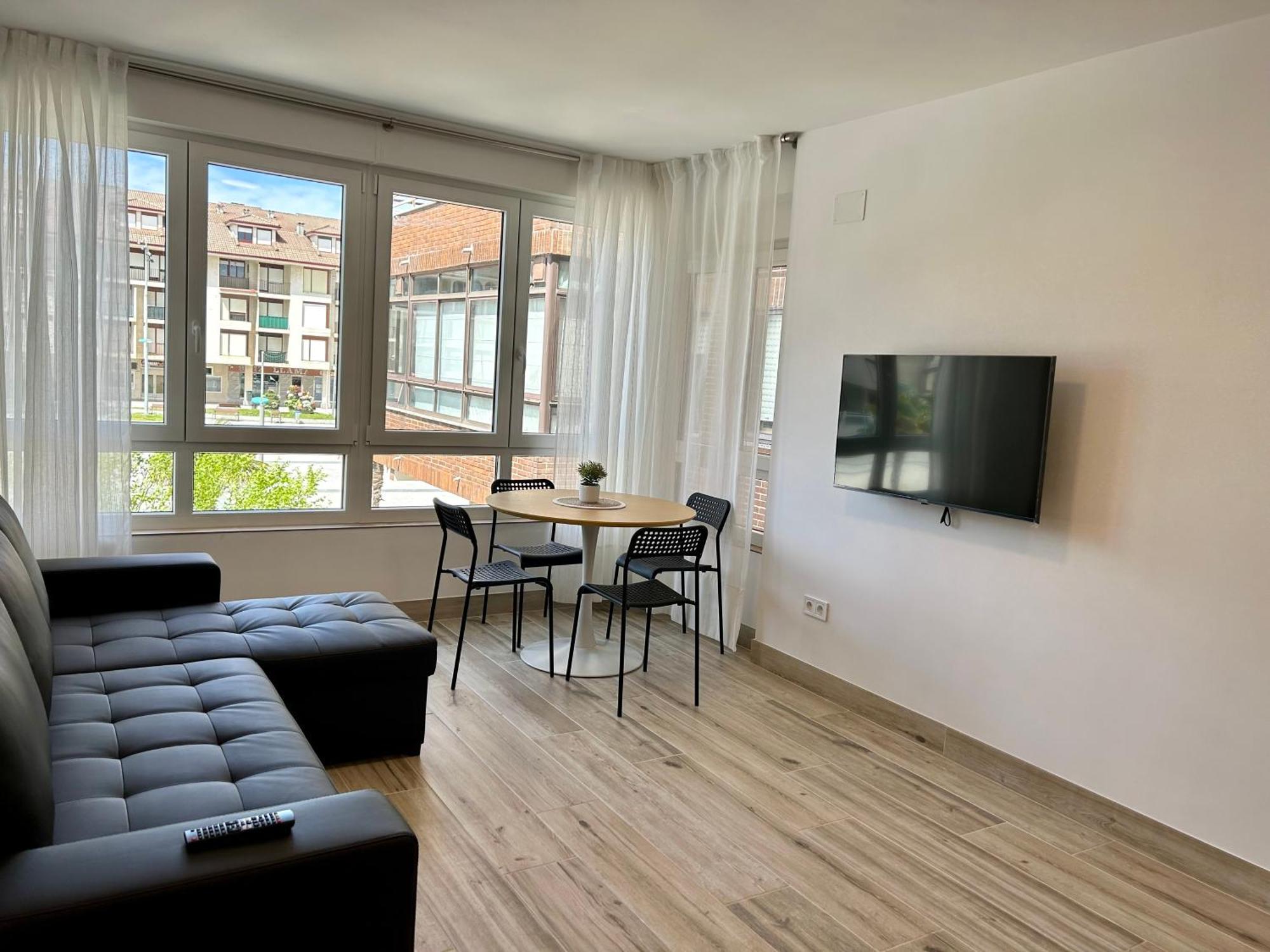 Apartamento Plaza De La Villa Playa Trengandin Noja Esterno foto
