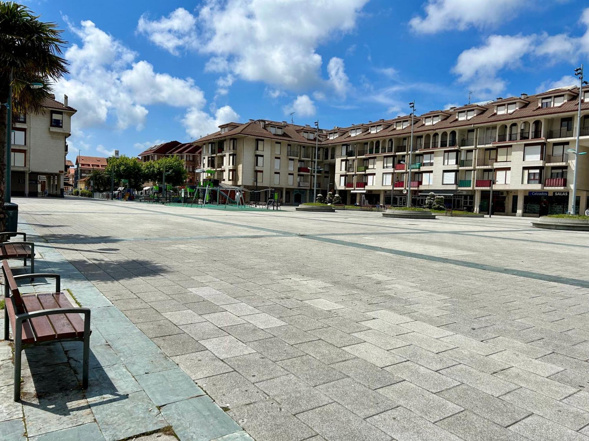 Apartamento Plaza De La Villa Playa Trengandin Noja Esterno foto